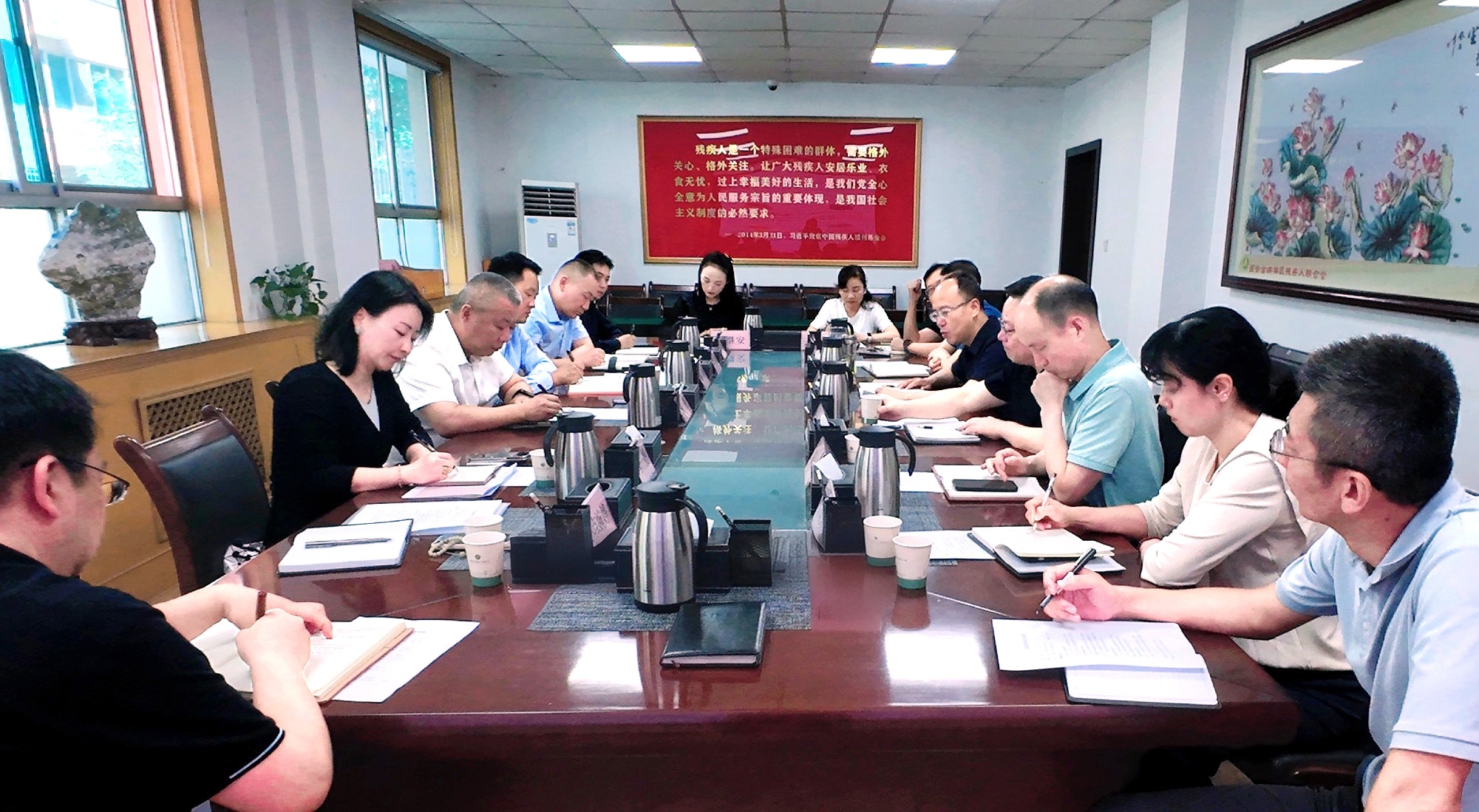 强盛一行赴西安市残疾人联合会开展专题调研——共商残疾人康复养老事业生长，，探索科技助残服务新模式