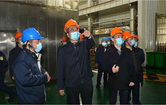 【陕鼓集团】西安市委常委、市委统战部部长杨广亭深入陕鼓实地调研指导疫情防控及复工复产事情